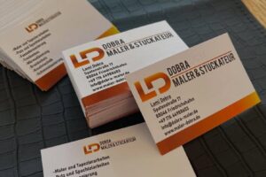 Ab jetzt auch bei uns- individuelle Visitenkarten!Ob schlicht und elegant oder auffällig und kre